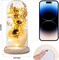 Artificial Sunflower in Glass Dome with LED Lights, Sunflower Gift for Women, Mom, Grandma, Birthday/Mother's Day/Home Decor - Thoughtful Keepsake Present for Anniversary